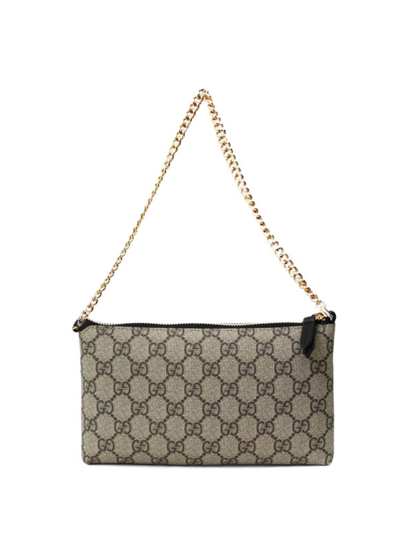 GUCCI: Carteras y monederos - GG supreme canvas wrist wallet