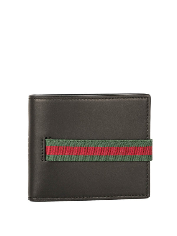 GUCCI: wallets & purses - Leather bi-fold wallet