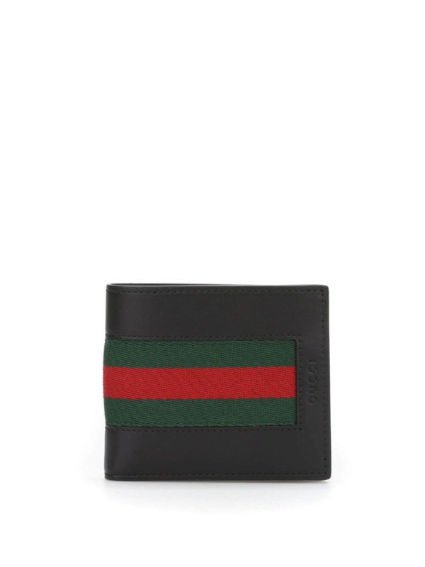 GUCCI: wallets & purses - Web leather wallet