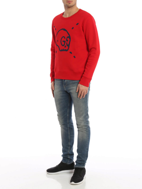 Sweatshirt Und Pullover - Rot shop online: GUCCI