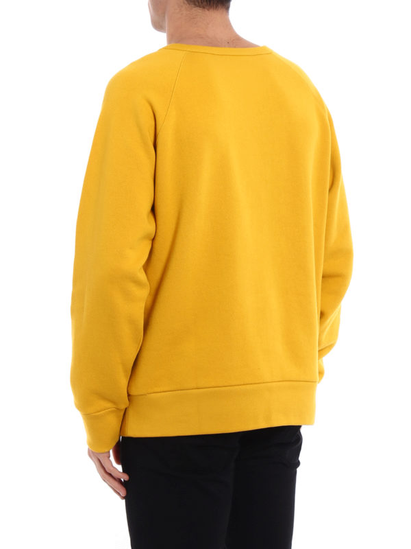 Guccy embroidered cotton sweatshirt shop online: GUCCI