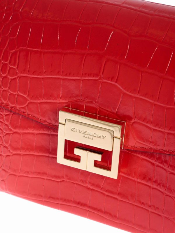GV3 small bag in red shop online: GIVENCHY