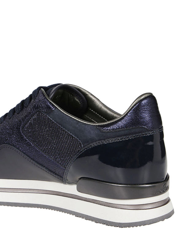 Sneaker H222 color blu notte shop online: HOGAN
