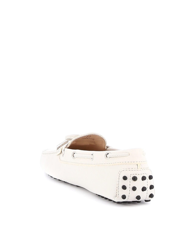 Mocassini driving in pelle martellata shop online: TOD