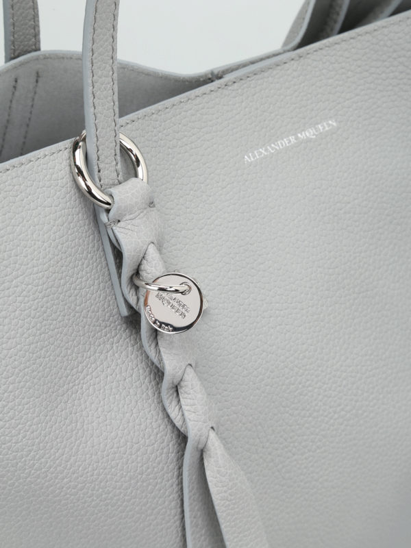 Shopper sfoderata in pelle shop online: ALEXANDER MCQUEEN