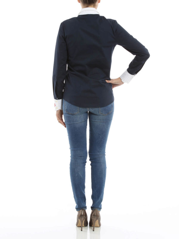 Vivetta Hand embroidery Regina shirt Blue Women VV21076901