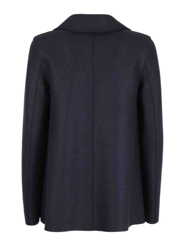 HARRIS WHARF LONDON: ショートコート online - ショートコート - ブルー