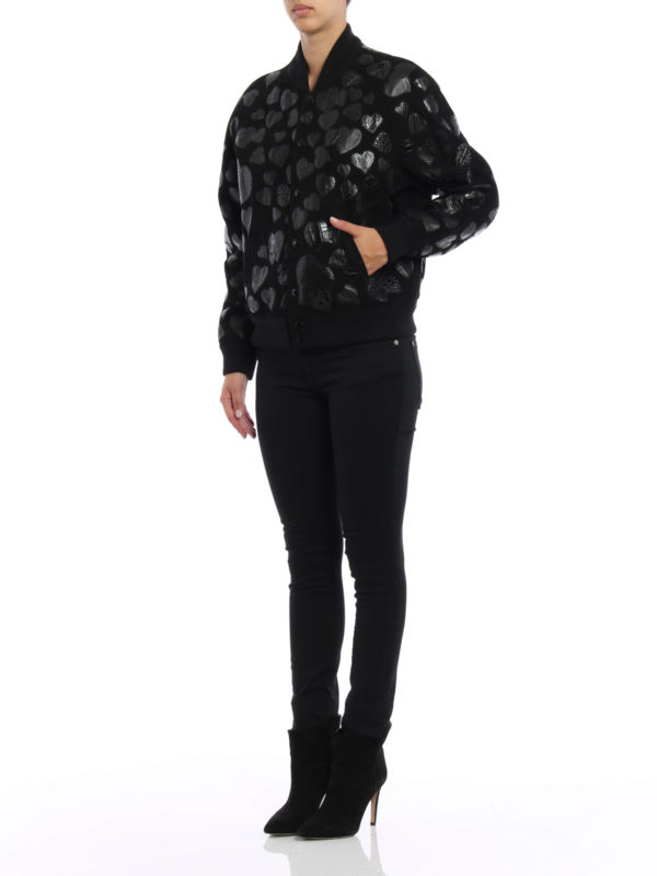 Lederjacke - Einfarbig shop online: SAINT LAURENT