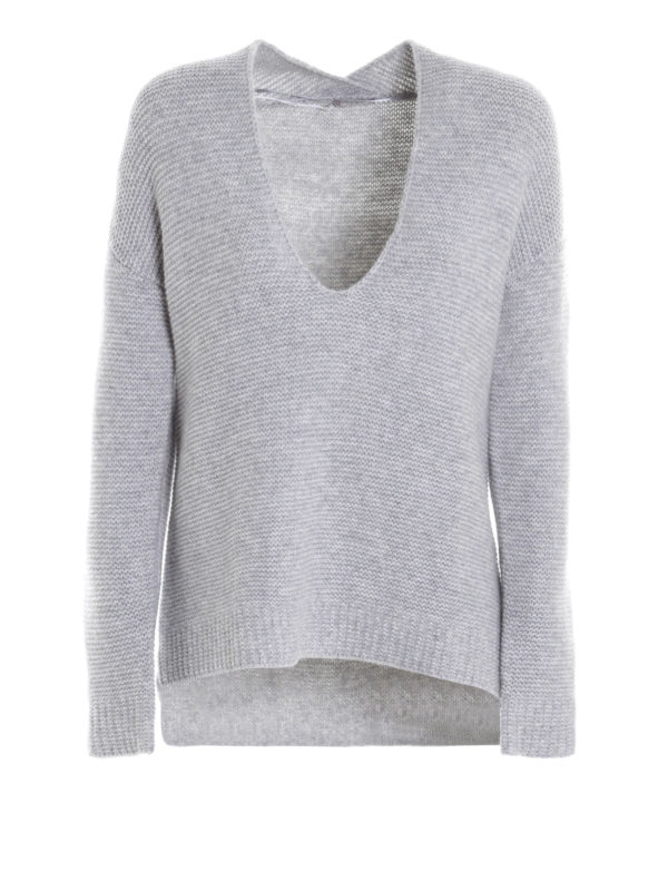 HEMISPHERE: v necks - Wool and cashmere sweater