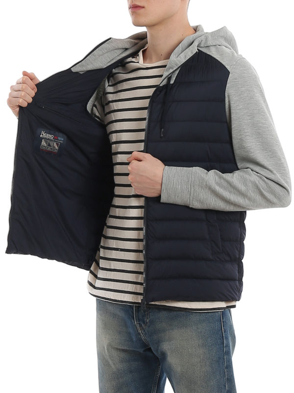 HERNO buy online Jersey sleeves puffer jacket