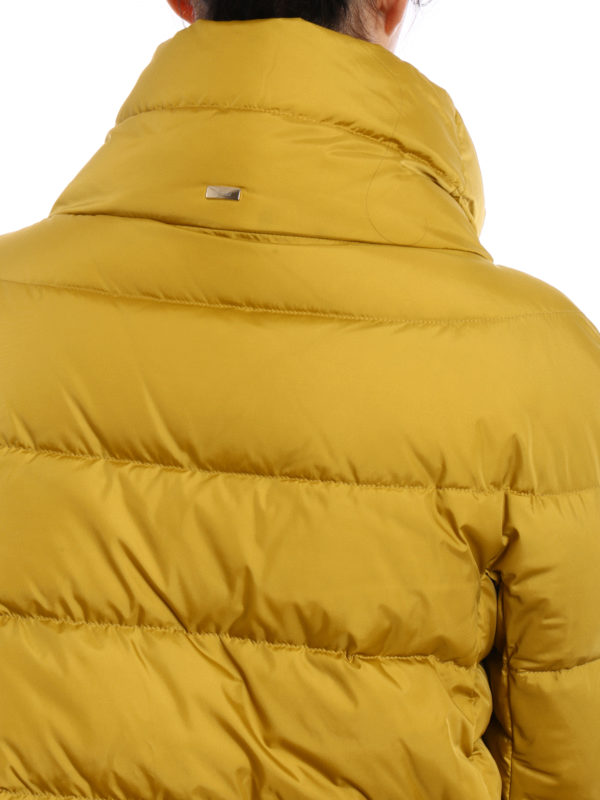 HERNO buy online Lightweight yellow puffer jacket