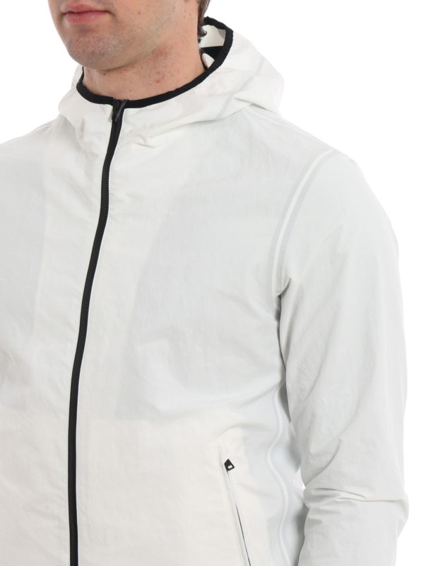 HERNO buy online Matte plaster tech fabric hooded jacket