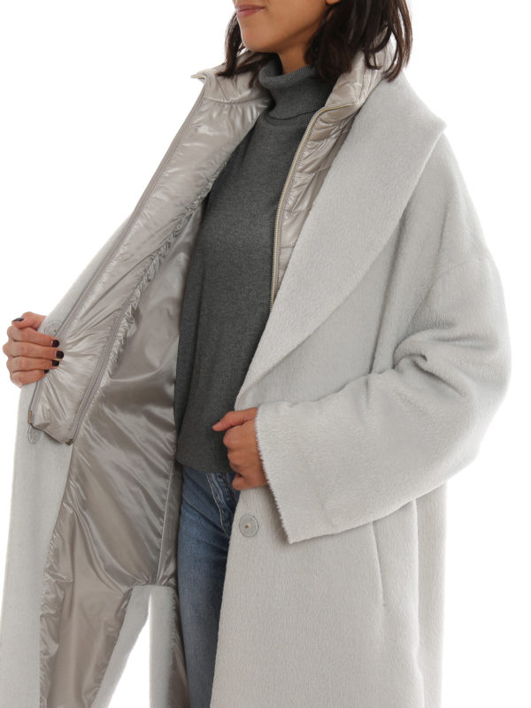 HERNO buy online Removable double front alpaca coat