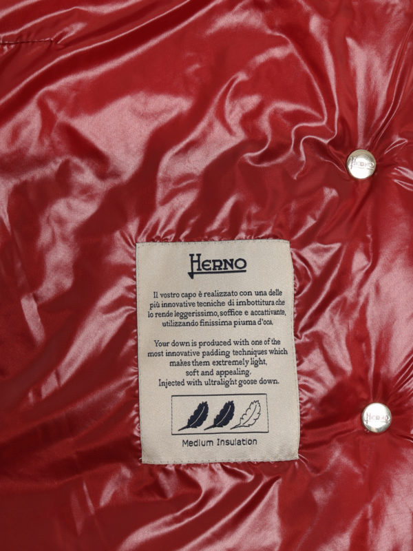 HERNO buy online Sofia red nylon padded jacket