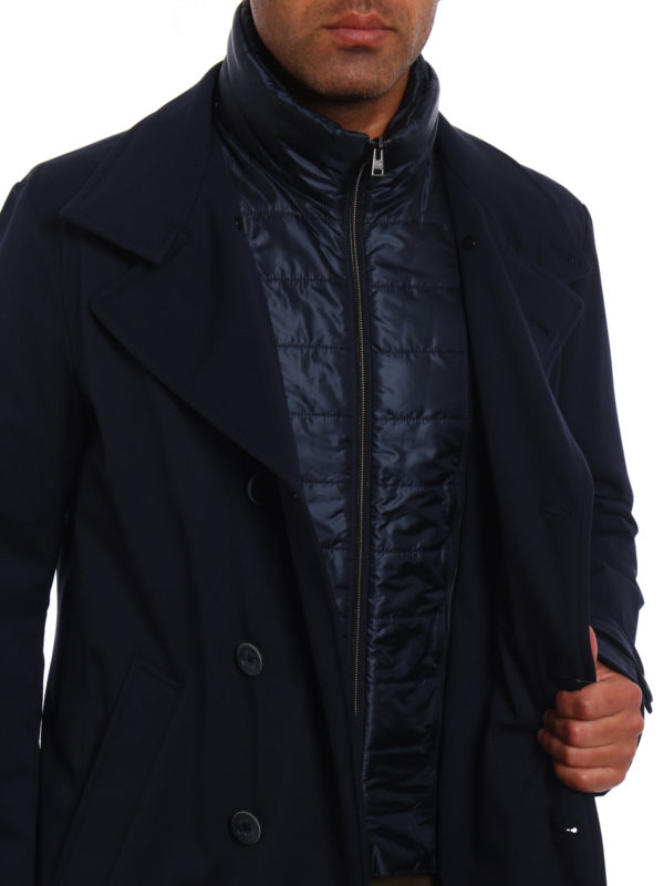 HERNO buy online Storm System double-breasted coat