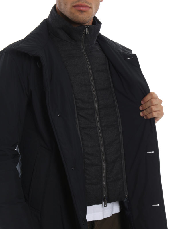 HERNO buy online Sub-Zero padded short trench coat