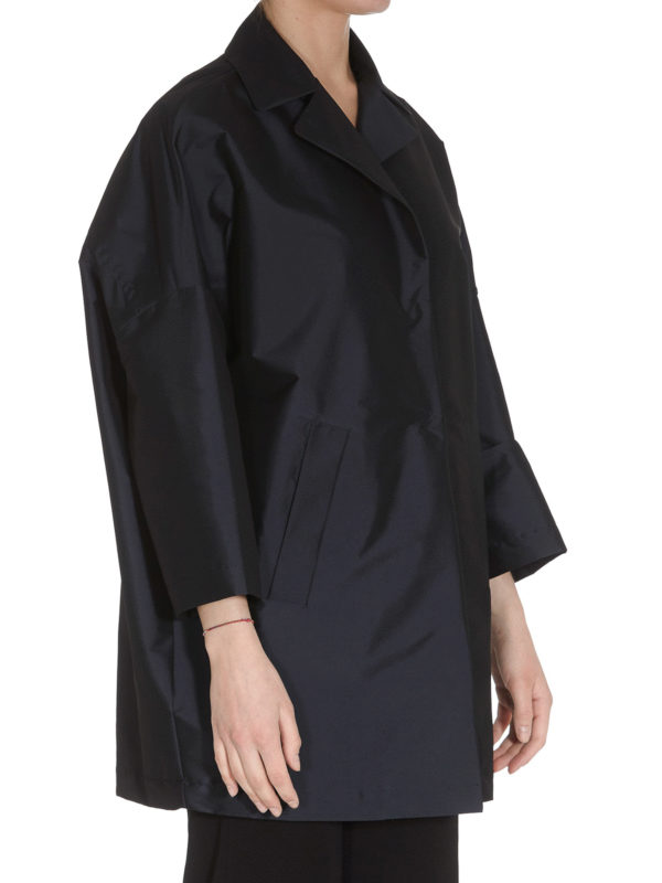 HERNO buy online Tech fabric egg shaped coat