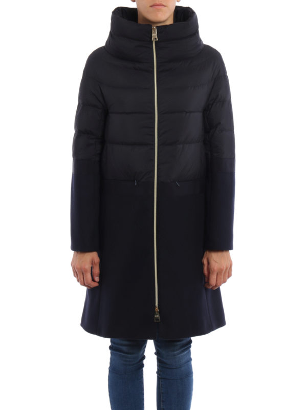 HERNO: Lange Daunenmäntel online - Daunenmantel - Blau