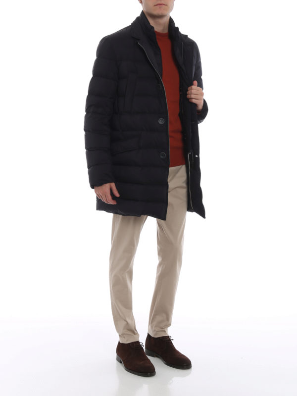 HERNO: padded coats online - Il Cappotto dark blue padded coat