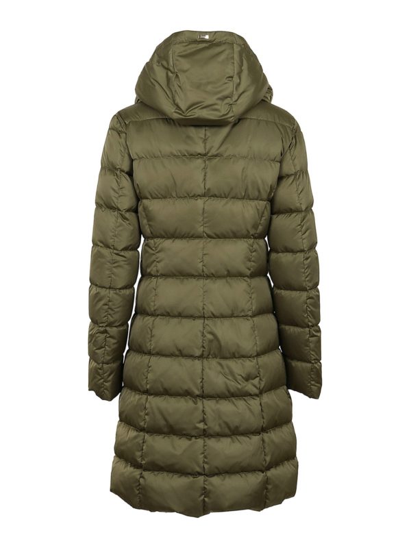 HERNO: Lange Daunenmäntel online - Daunenmantel - Grün