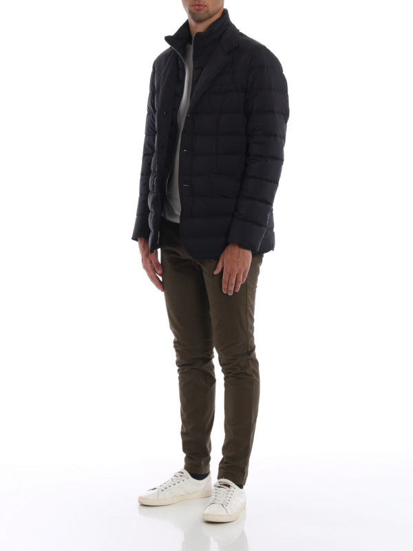 Herno La Giacca blue padded blazer Blue Men PI001ULE192889200