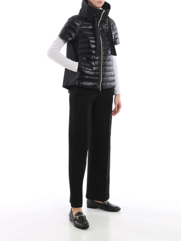 HERNO: padded jackets online - Short sleeve puffer jacket