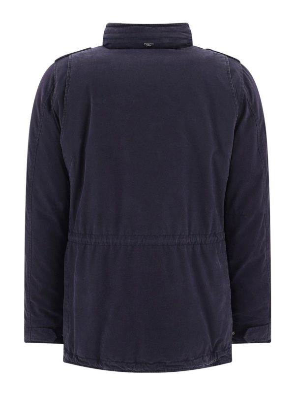 HERNO: parka online - Parka in cotone con cappuccio