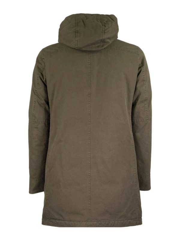 HERNO: parka online - Parka imbottito in cotone