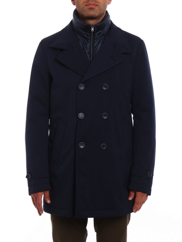 HERNO: trench coats online - Storm System double-breasted coat