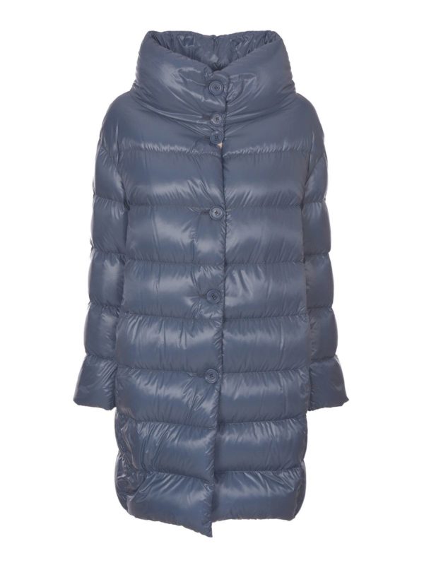 HERNO: Lange Daunenmäntel - Daunenmantel - Hellblau