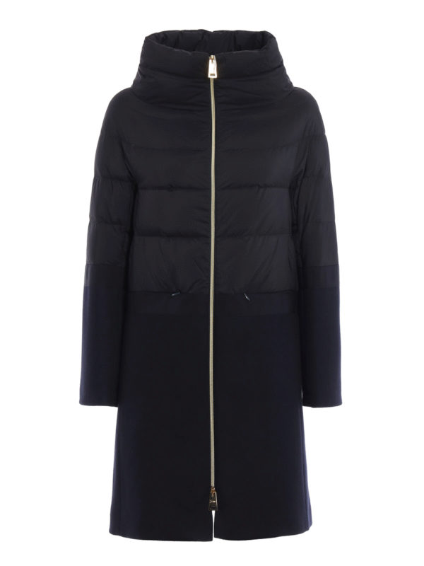 HERNO: Lange Daunenmäntel - Daunenmantel - Blau