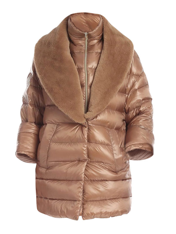 Herno Piumino con collo in pelliccia Donna PI1016D120172150