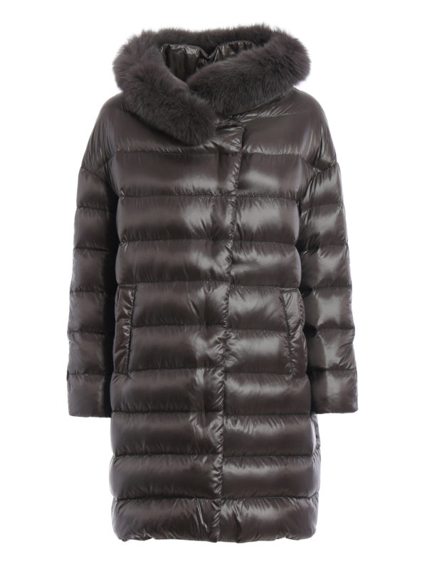 HERNO: Lange Daunenmäntel - Daunenmantel - Einfarbig