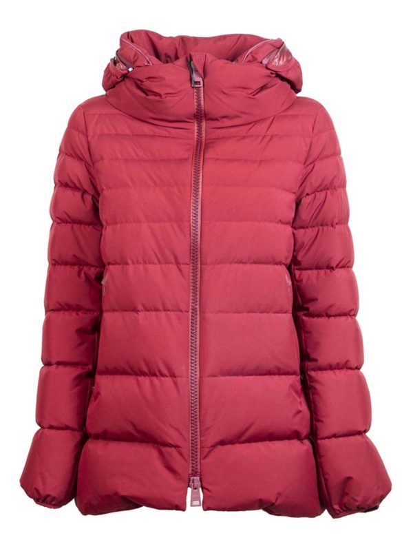 HERNO: Lange Daunenmäntel - Daunenmantel - Rot