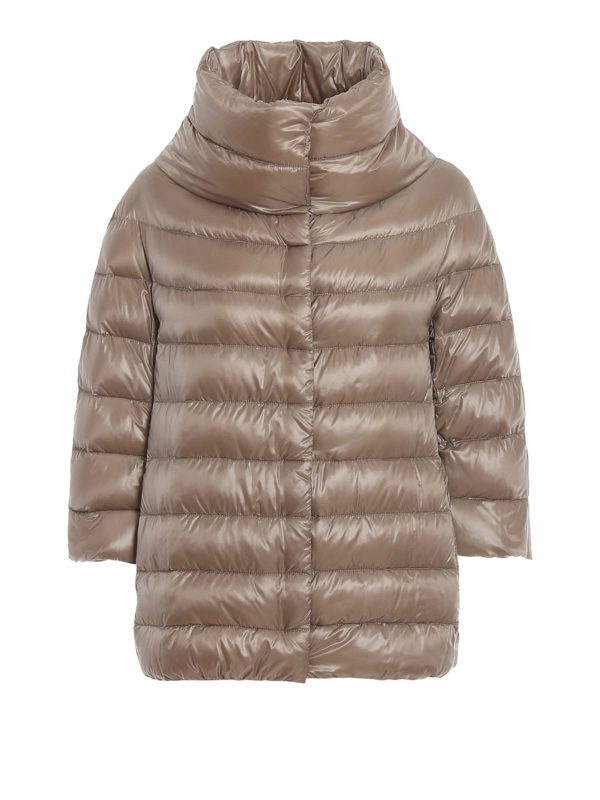HERNO: padded jackets - Aminta nylon puffer jacket