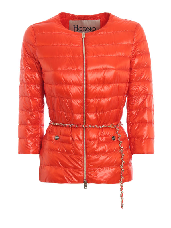 HERNO: Kurze Daunenjacken - Daunenjacke - Orange