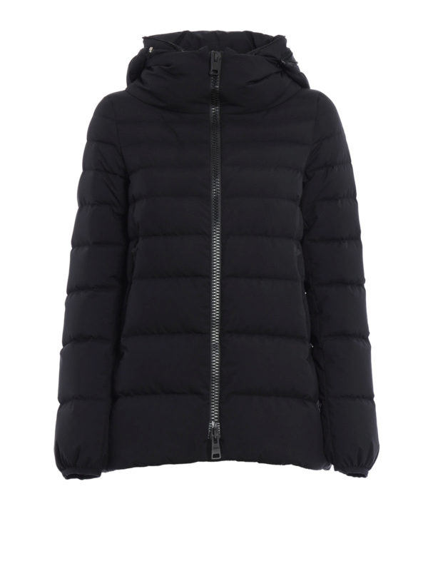 HERNO: padded jackets - Laminar long A-line jacket