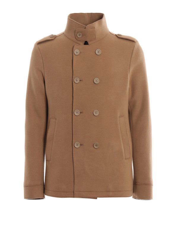 HERNO: padded jackets - Padded double breasted coat