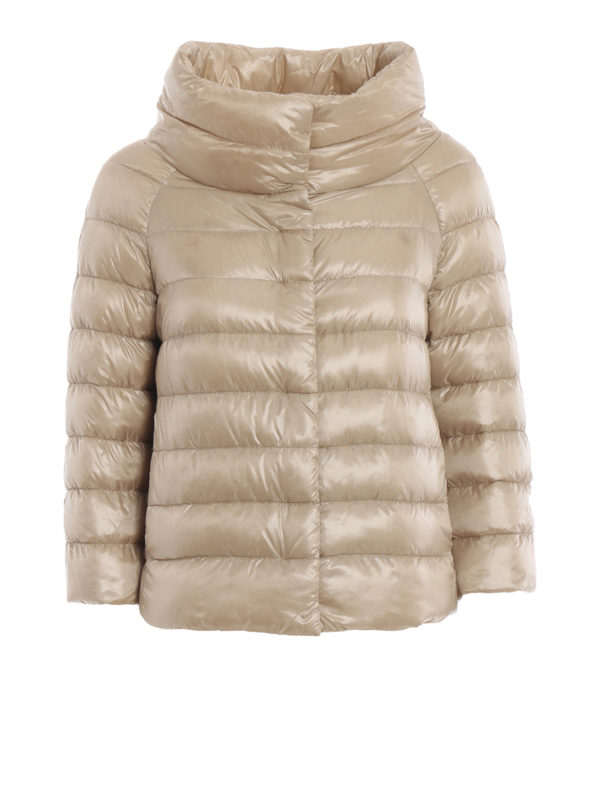 HERNO: Kurze Daunenjacken - Daunenjacke - Beige