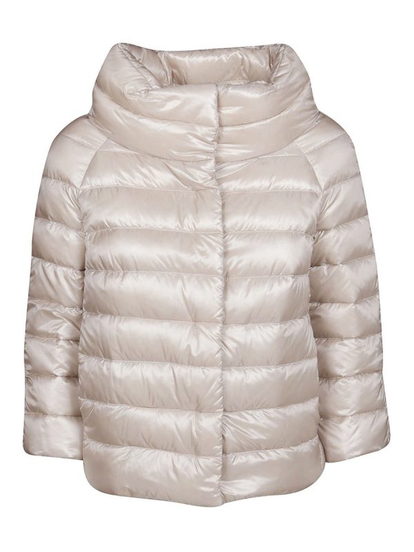 HERNO: Kurze Daunenjacken - Daunenjacke - Creme