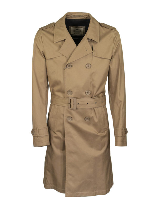 HERNO: trench coats - Cotton trench