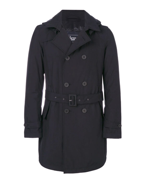 HERNO: Trenchs - Trench-Coat - Noir
