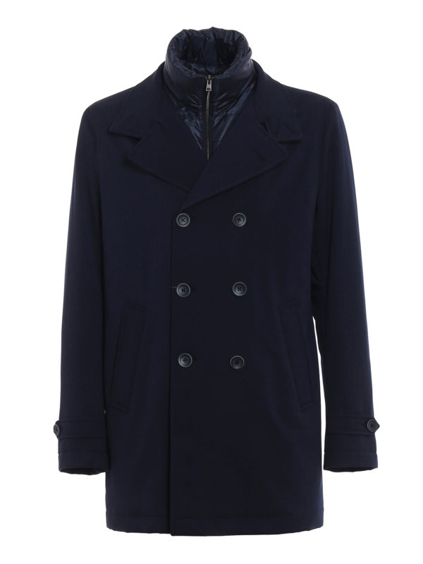 HERNO: trench coats - Storm System double-breasted coat