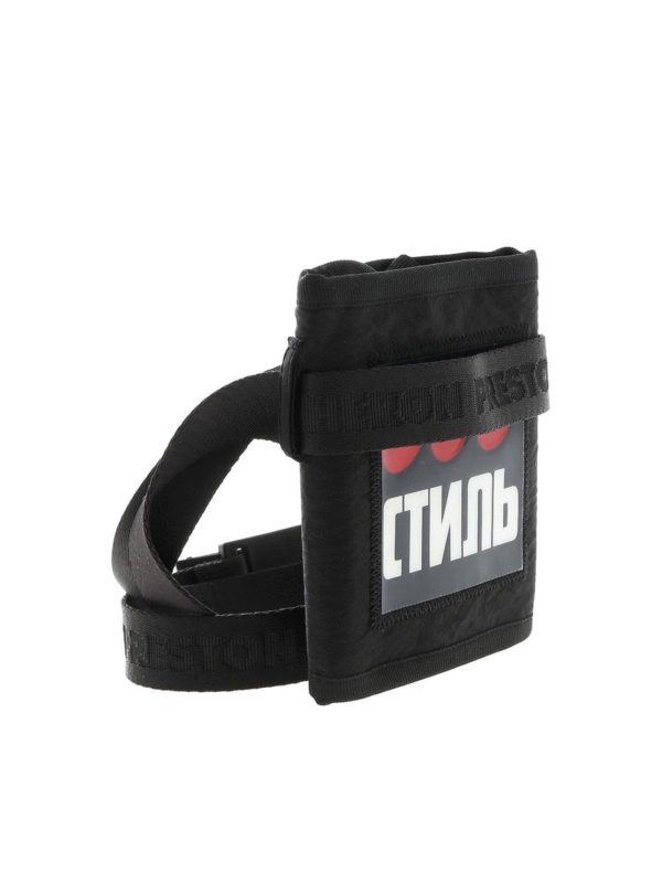 Heron Preston: wallets & purses online - Tech fabric wallet