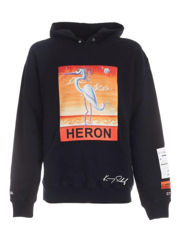 سویشرت Heron Preston - Kenny Scharf Heron sweatshirt in black