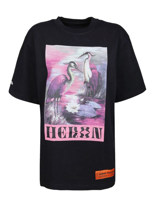 Heron Preston: T-shirts - T-Shirt - Ã  Motif