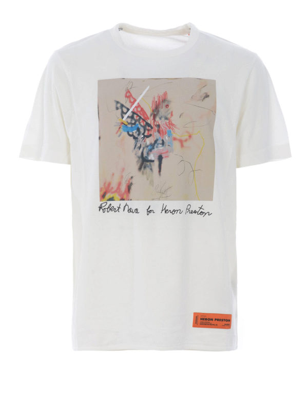 T-shirts Heron Preston - Robert Nava cotton T-shirt - HMAA011S209140030188