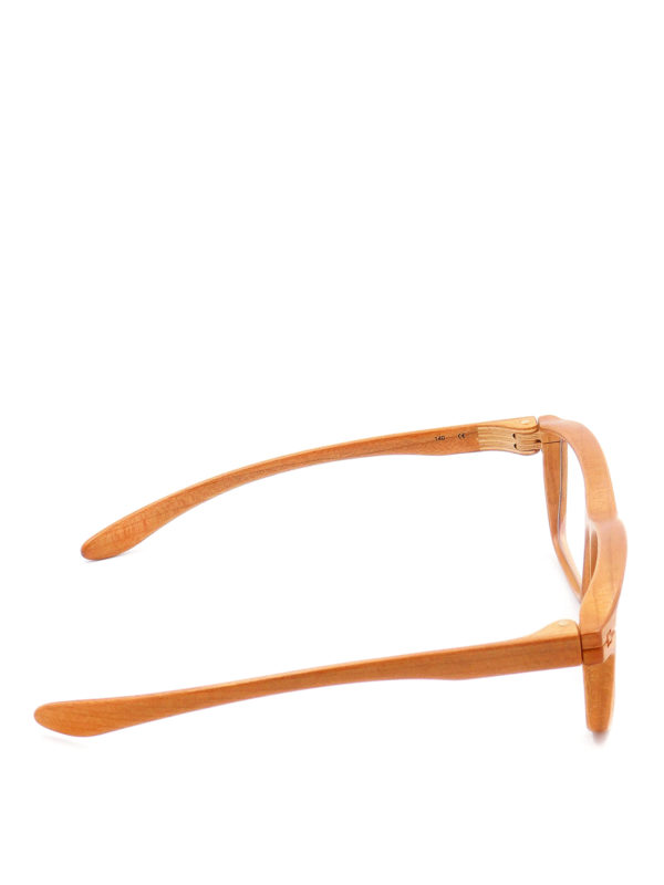 HERRLICHT: Glasses online - Wood rectangular optical glasses