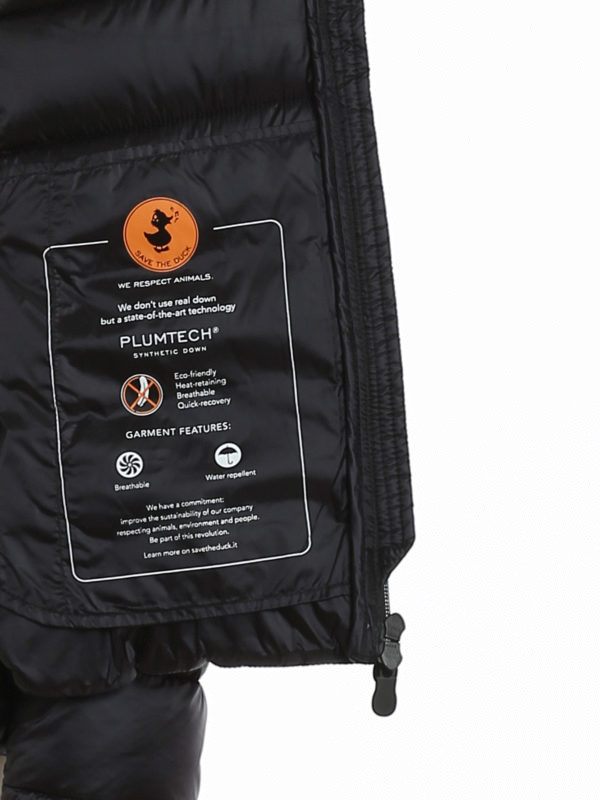 High neck nylon puffer jacket shop online: Save The Duck