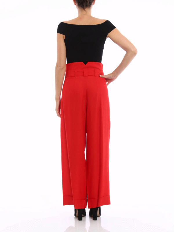 High waist crepe trousers shop online: TARA JARMON